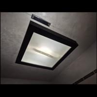 Lampadario di legno wengè