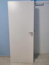 porta bianca 80cm battente come nuova 