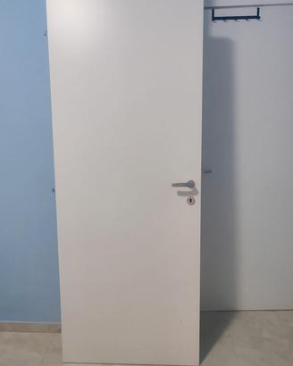porta bianca 80cm battente come nuova 