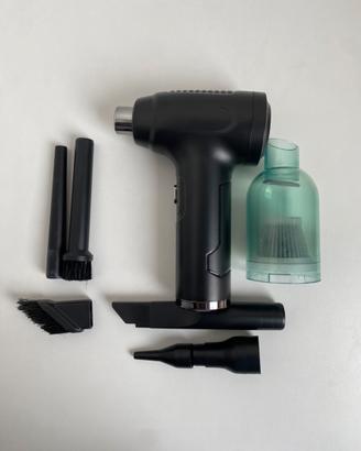 Mini aspirapolvere e soffiatore per auto e oggetti