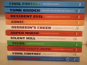 Libri della collana "Videogiochi leggendari" RBA