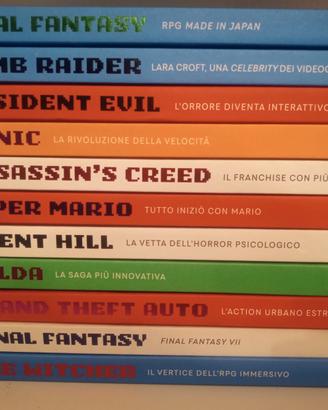 Libri della collana "Videogiochi leggendari" RBA