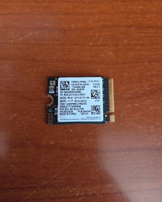 SSD NVMe M2 SAMSUNG 512 Gb 