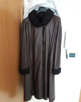 cappotto in pelle nuovo