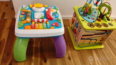 hape cubo multi attività+tavolo sensoriale