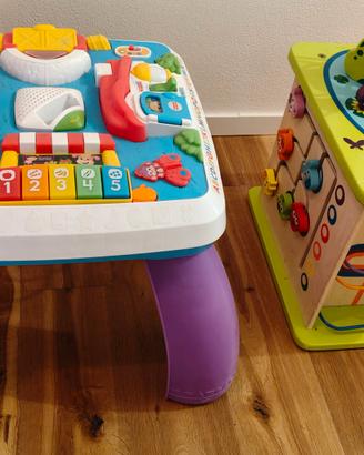 hape cubo multi attività+tavolo sensoriale