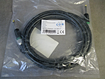 CAVO AUDIO MONO Professionale 2 x 6,35mm 3,0m COM