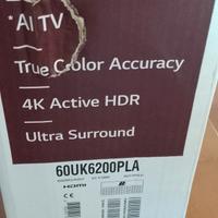 TV LG ultra HD 60 pollici