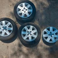 4 cerchi in lega r14 per fiat punto e lancia y 