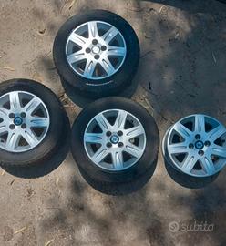 4 cerchi in lega r14 per fiat punto e lancia y 