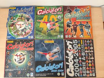 Lotto Album Calciatori Panini Completi