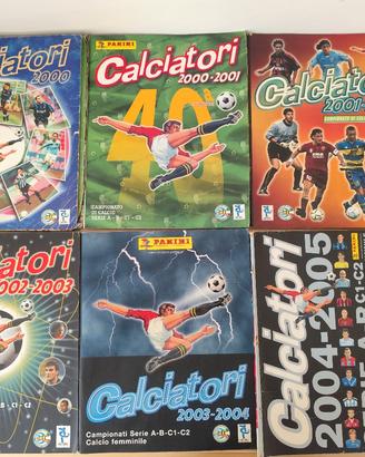 Lotto Album Calciatori Panini Completi