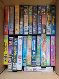 videocassette vhs Walt Disney originali