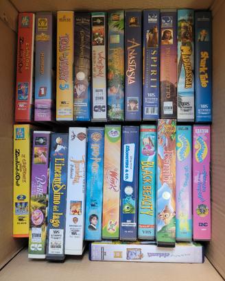videocassette vhs Walt Disney originali