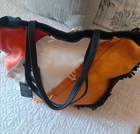 Borsa Tosca blu in pelle 