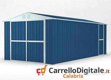 Box garage auto in Acciaio 327x611 19mq blu