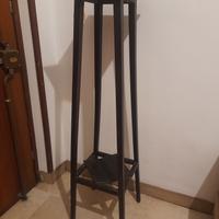 Colonnina / Piedistallo in legno scuro