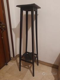 Colonnina / Piedistallo in legno scuro