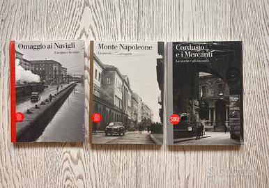 Tre volumi nuovi storici Milano prezzo cad.