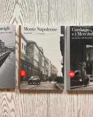Tre volumi nuovi storici Milano prezzo cad.