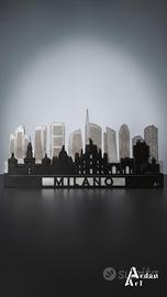Skyline MILANO  in Legno di Betulla Pregiata