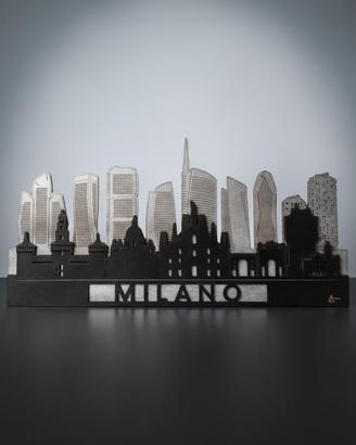Skyline MILANO  in Legno di Betulla Pregiata