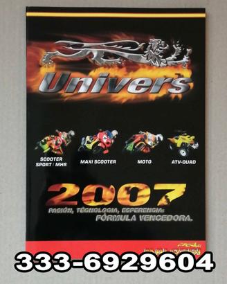 CATALOGO MALOSSI UNIVERSE 2007 CODICI RICAMBI