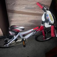 Bici bambin@ a pedali con rotelle dai 4 anni