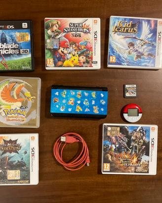 New Nintendo 3ds + 7 giochi + Pokéwalker + sd 32gb