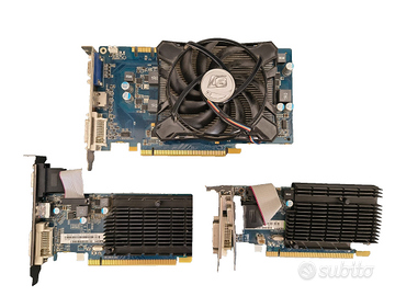 LOTTO 3 SCHEDE VIDEO AMD e Nvidia non funzionanti