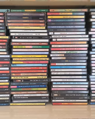 collezione di CD musicali 180 pezzi