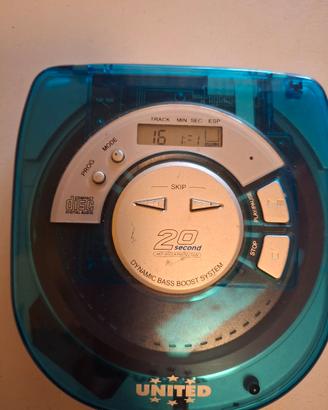 Lettore CD portatile anni 2000 vintage