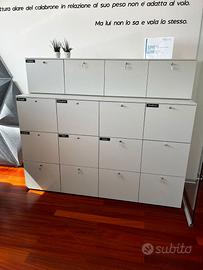 Cassettiera con chiavi per ufficio