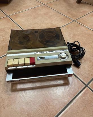 Magnetofono Castelli S3000 vintage funzionante