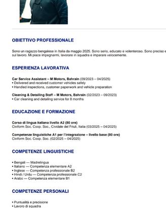 Banconista Macelleria - Motivato e Disponibile Sub