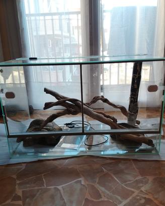 terrario per rettili completo 