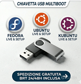 Chiavetta USB Multiboot Linux