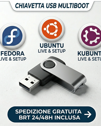 Chiavetta USB Multiboot Linux