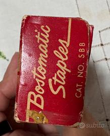 Scatola punti Bostomatic Staples USA vintage ‘50