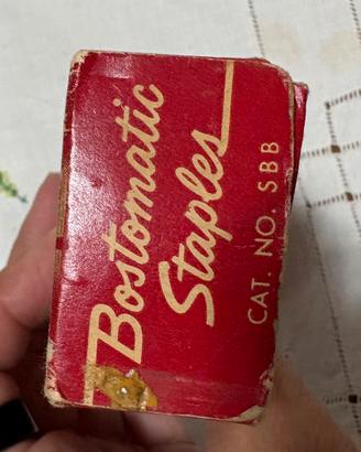 Scatola punti Bostomatic Staples USA vintage ‘50