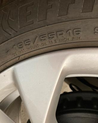 Gomme Goodyear 195/55 R16 A3/Polo/Ibiza (5000km)