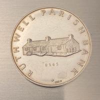 Moneta parish bank in argento