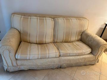 Divano 3 posti bianco 