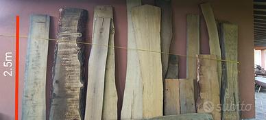Tavole e assi in legno massello grezze o lavorate.