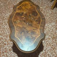 Tavolino antico in radica di noce