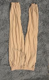 Pantaloni jogger larghi da uomo in lino, pantaloni