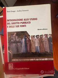 Libro Introduzione allo studio del diritto pubblic