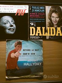 lotto di 3 dischi vinilici 45 giri vintage