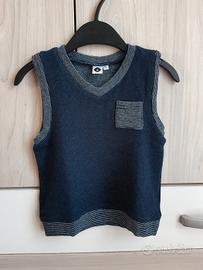 Gilet blu bambino Zeta Taglia 5 anni