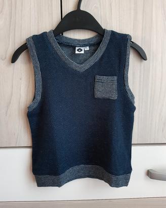 Gilet blu bambino Zeta Taglia 5 anni